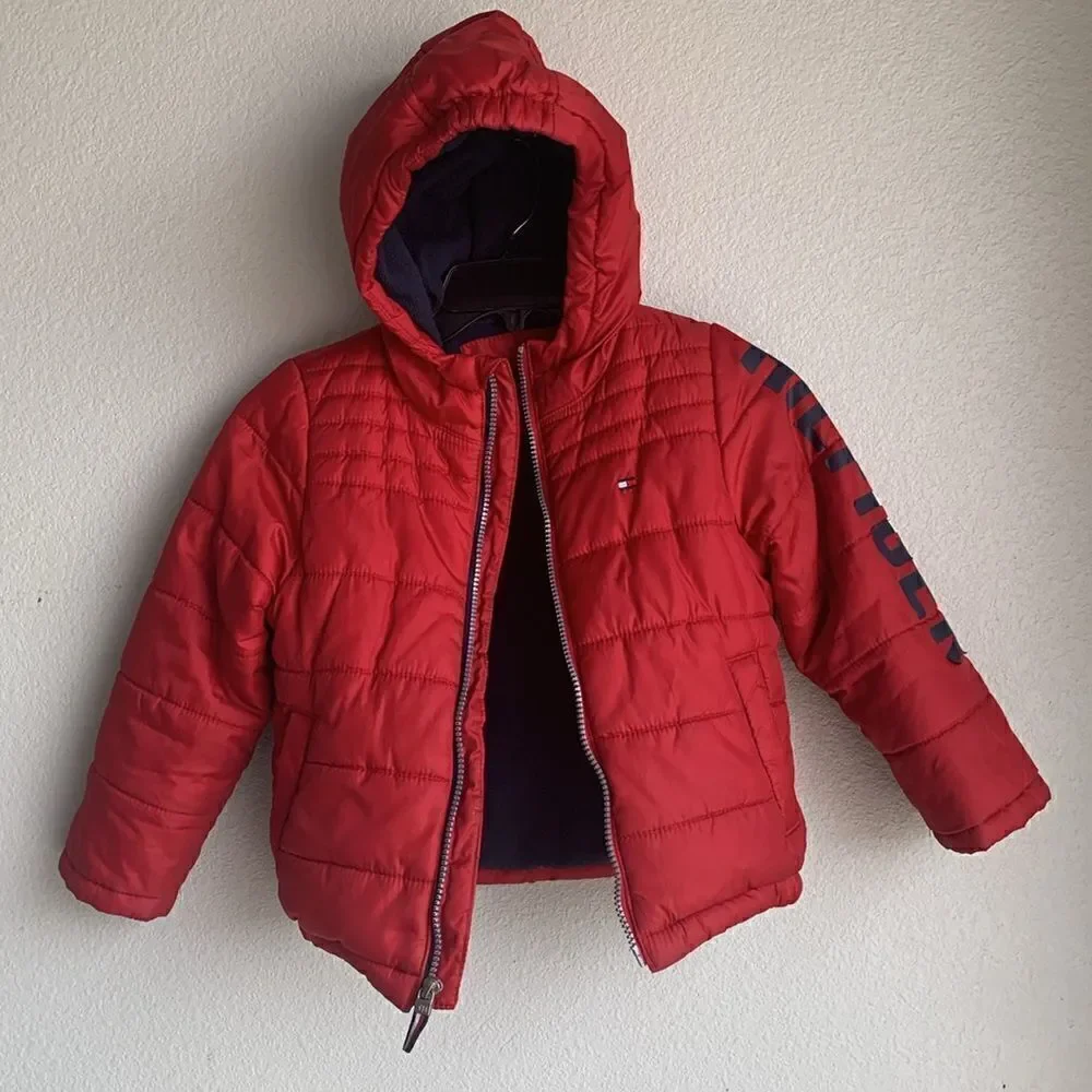 🔥 Take 50% OFF- Tommy Hilfiger Boy’s Winter Jacket, Size-4